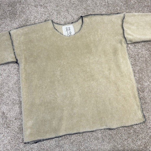 Johnny Was Pete Greta Sherpa Fleece Pullover Women Size Large Soft Polyester - Picture 1 of 7